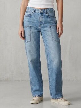 Madewell Low-Slung Straight Jeans Pocket Edition 26